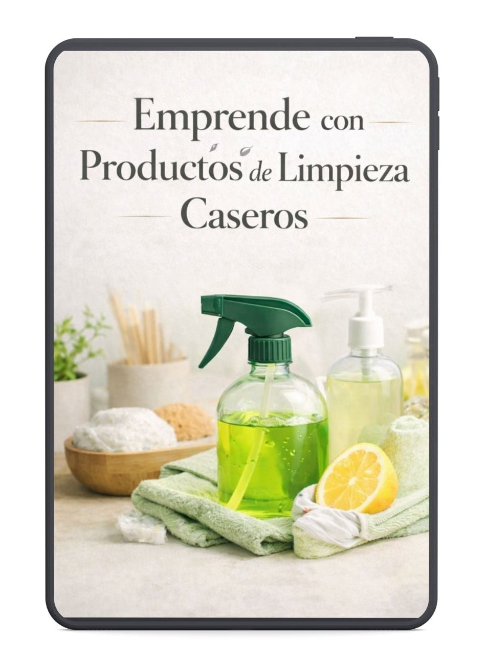Emprende con Productos de Limpieza Caseros